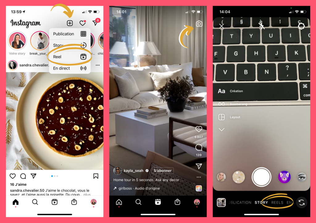 Créer un Reel Instagram en 2022